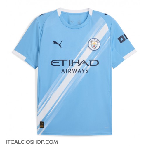 Manchester City Erling Haaland #9 Prima Maglia 2025-26 Manica Corta